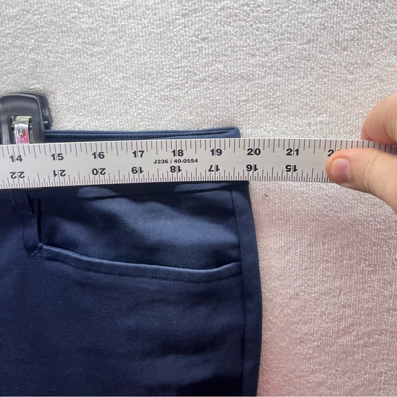 CJ Banks Navy Dress Pants Womens 16W Tall Plus Casual Stretch Comfy Work 2614 - Picture 4 of 9